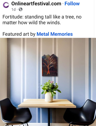 OnlineArtFestival.com featured art by Metal Memories